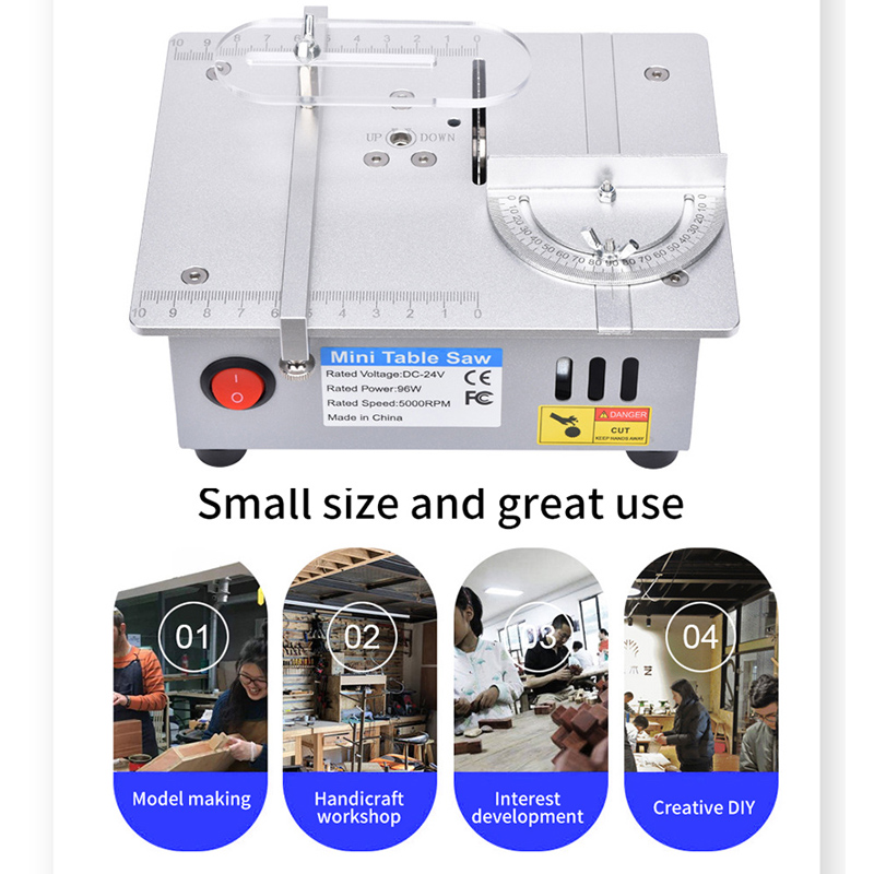 Electric Mini Table Saw Multif - مراجعة Mini Circular Table Saw Diy Woodworking وسعره