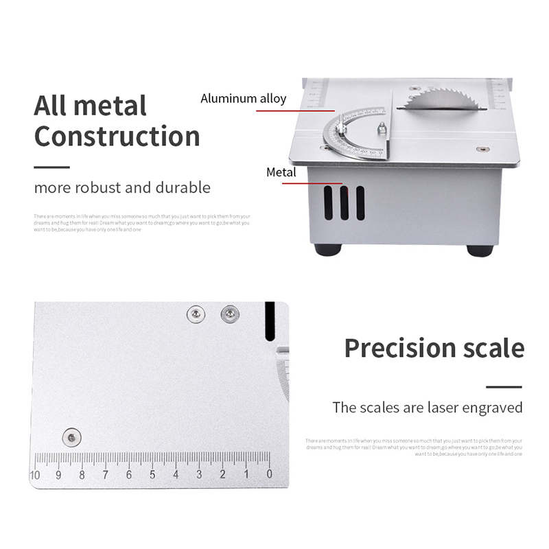 Electric Mini Table Saw Multif - مراجعة Mini Circular Table Saw Diy Woodworking وسعره