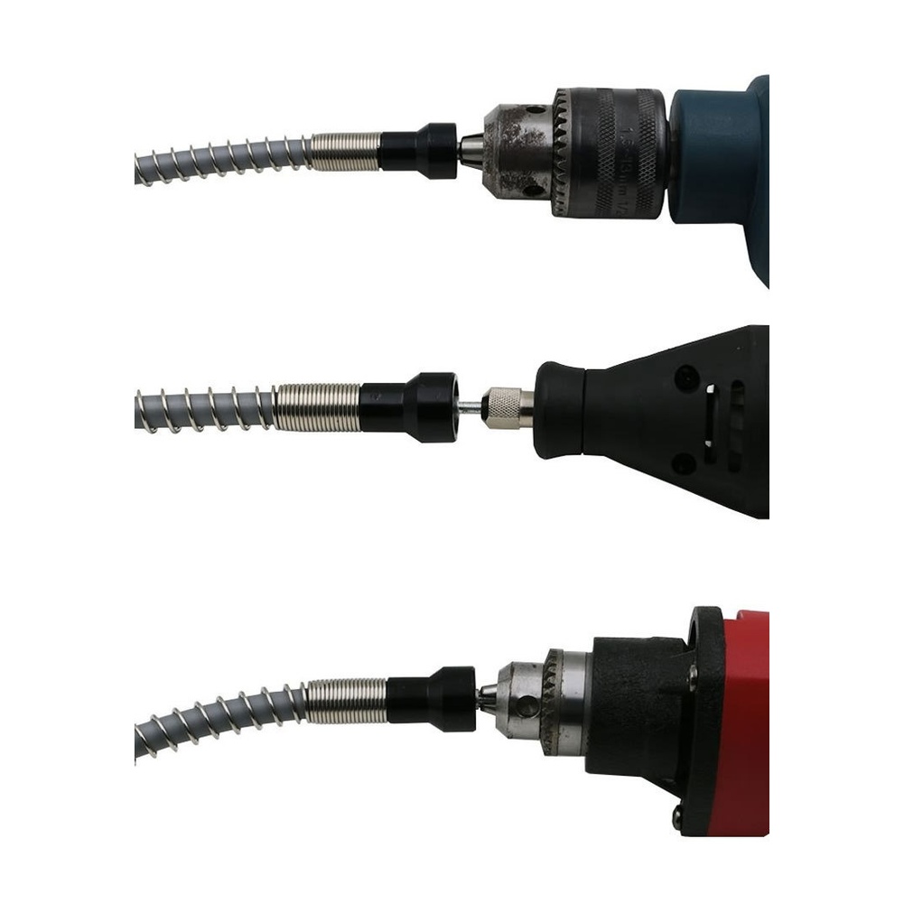 وصلة عمود مرنة بطول 108 سم مع  - مراجعة Flexible Shaft Rotary Tool Extension Chuck وسعره