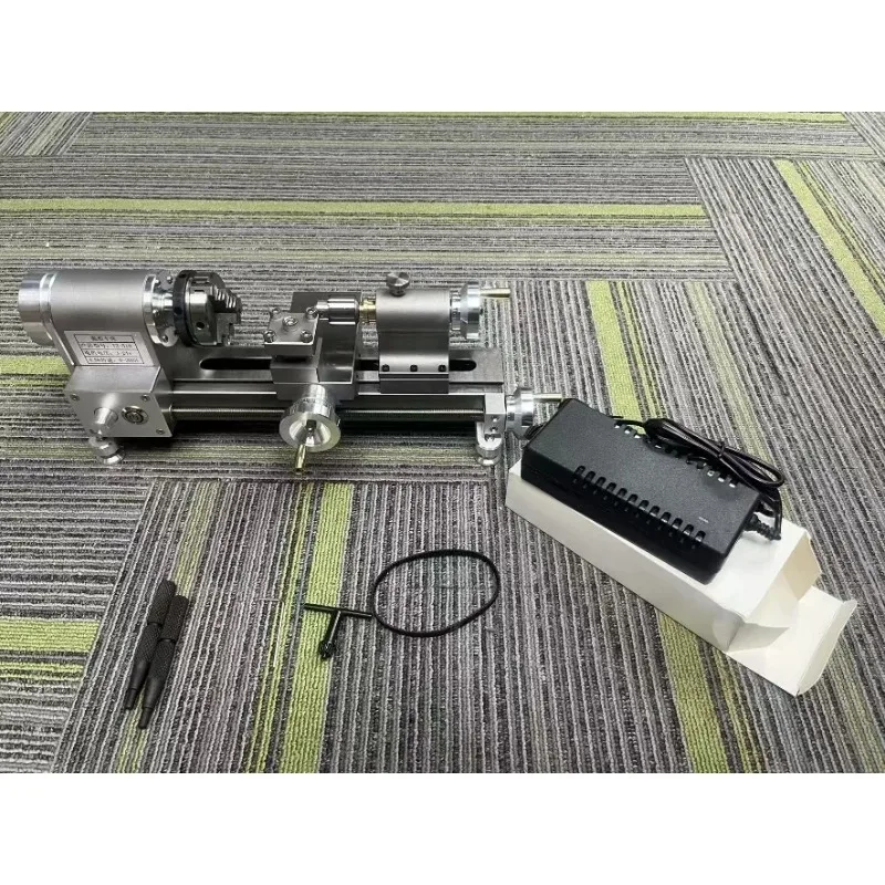 مخرطة دقيقة صغيرة لصناعة الساع - مراجعة Micro Wood Turning Lathe Beads Machine وسعره