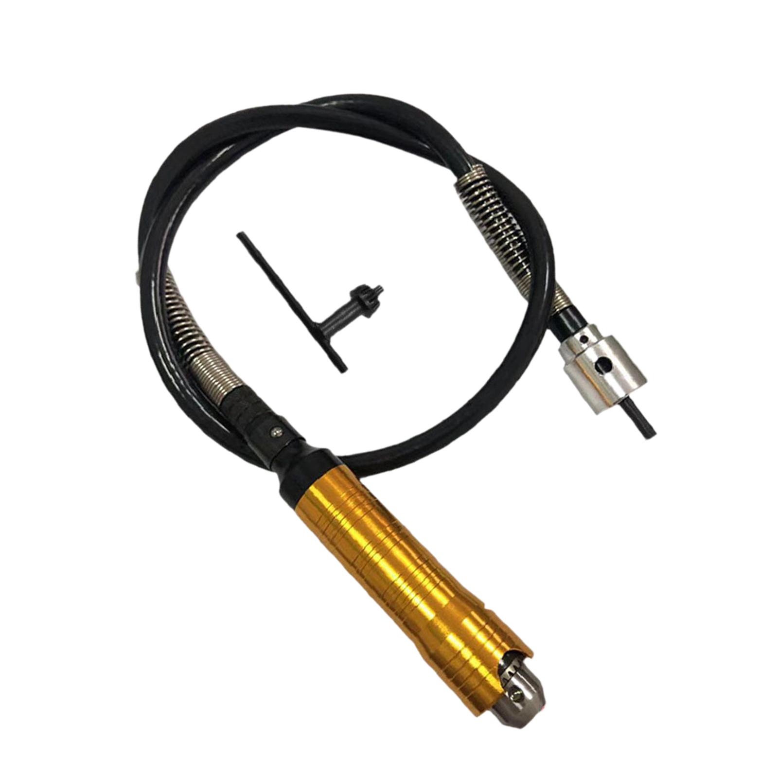 كابل تمديد مرن للمثقاب بطول 47 - مراجعة Flexible Shaft Rotary Tool Extension Chuck وسعره