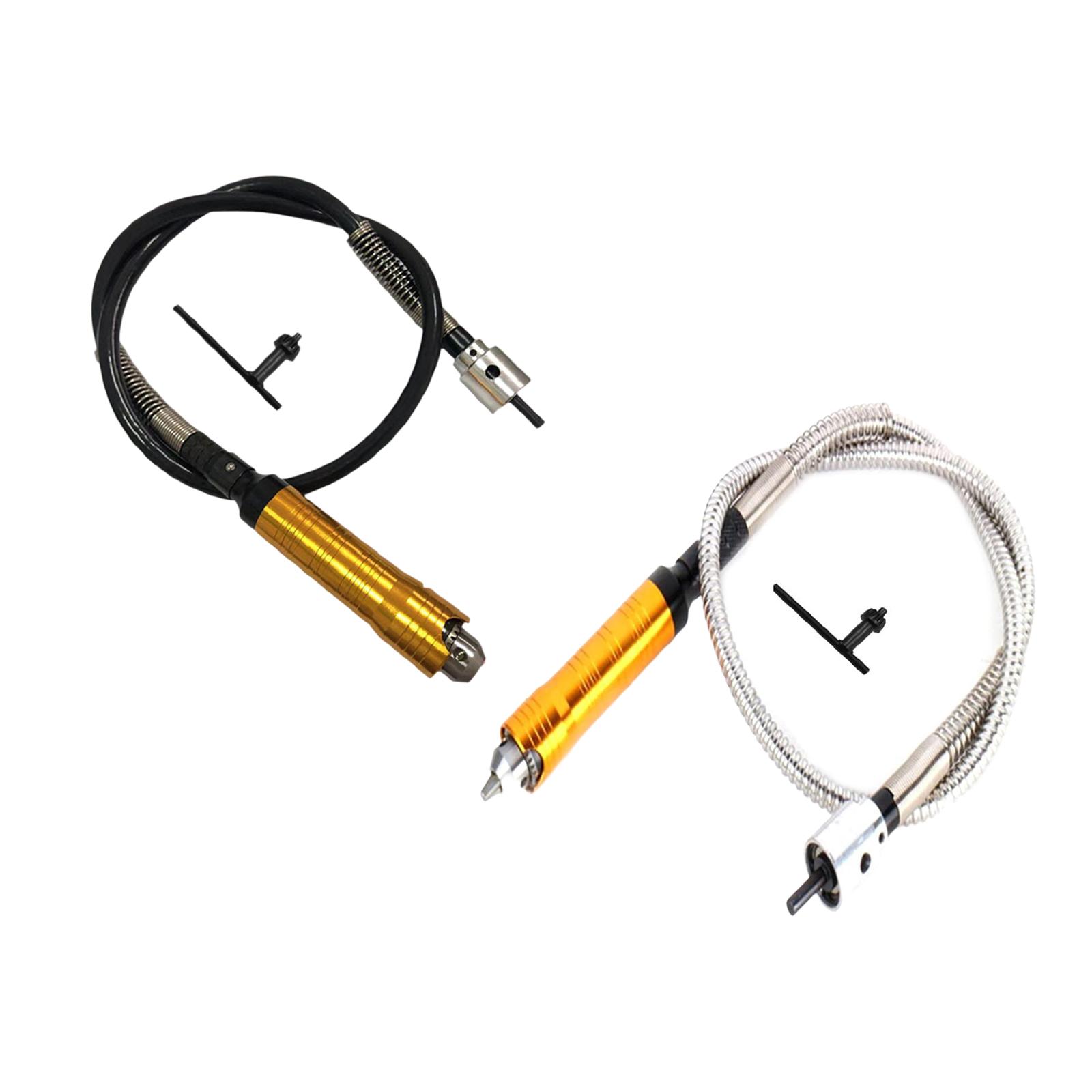 كابل تمديد مرن للمثقاب بطول 47 - مراجعة Flexible Shaft Rotary Tool Extension Chuck وسعره