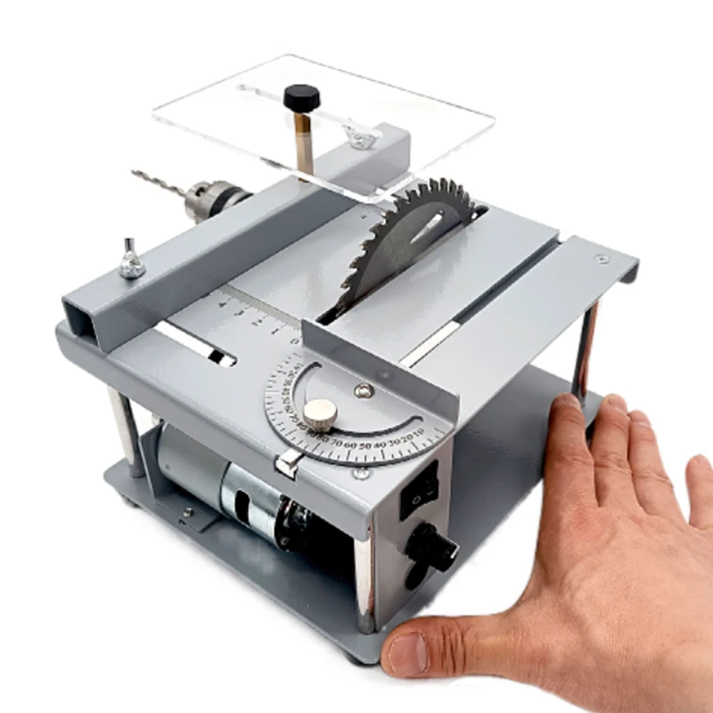 منشار طاولة صغير متعدد الوظائف - مراجعة Mini Circular Table Saw Diy Woodworking وسعره