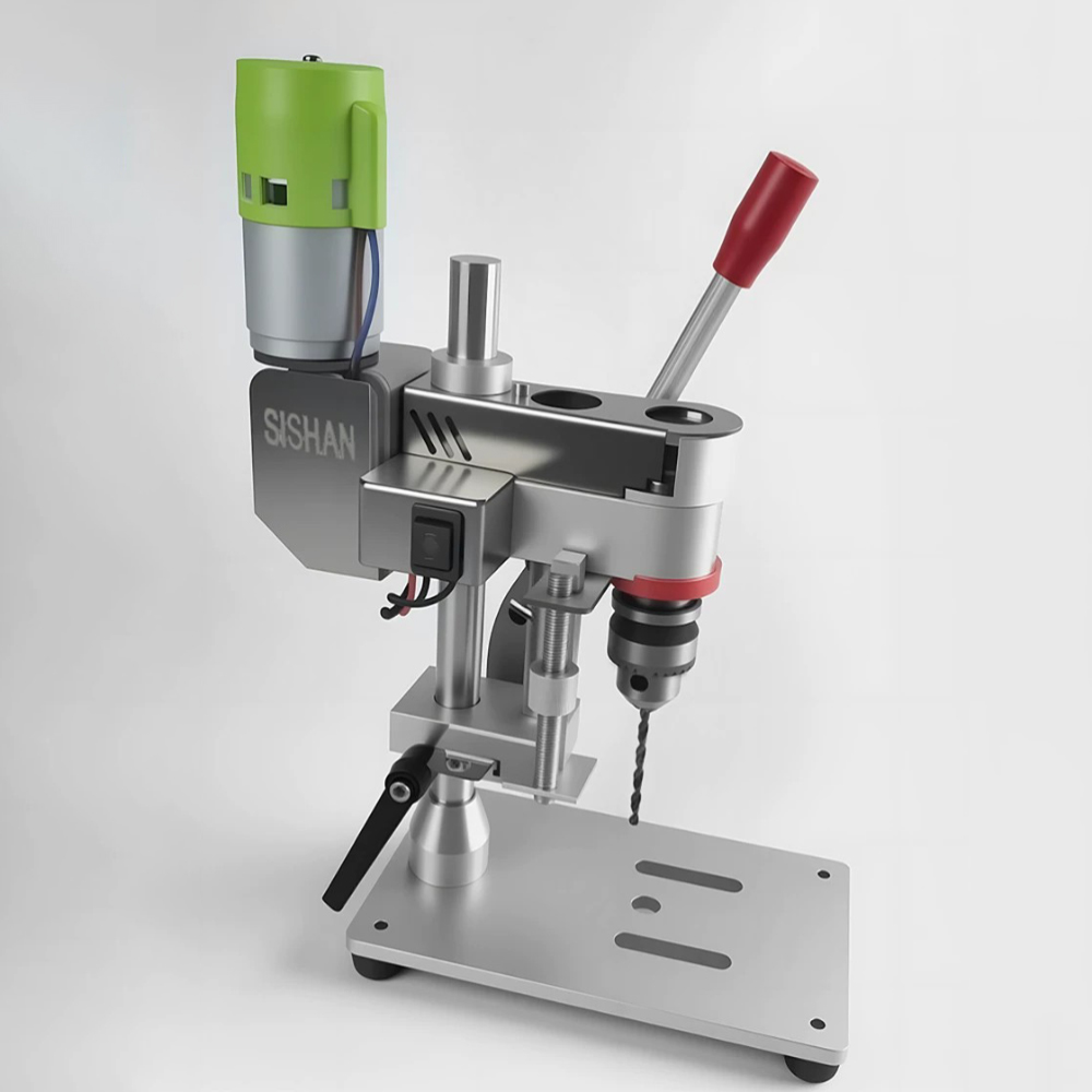مجموعة مثقاب كهربائي صغير للمن - مراجعة Mini Bench Drill Press Variable Speed وسعره