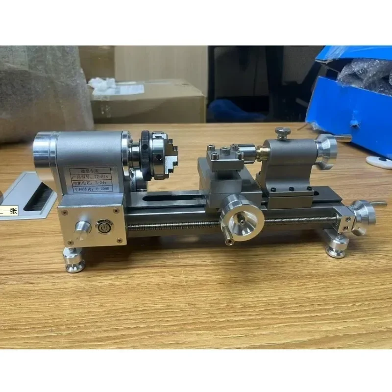 مخرطة صغيرة 100 واط لصناعة الس - مراجعة Micro Wood Turning Lathe Beads Machine وسعره