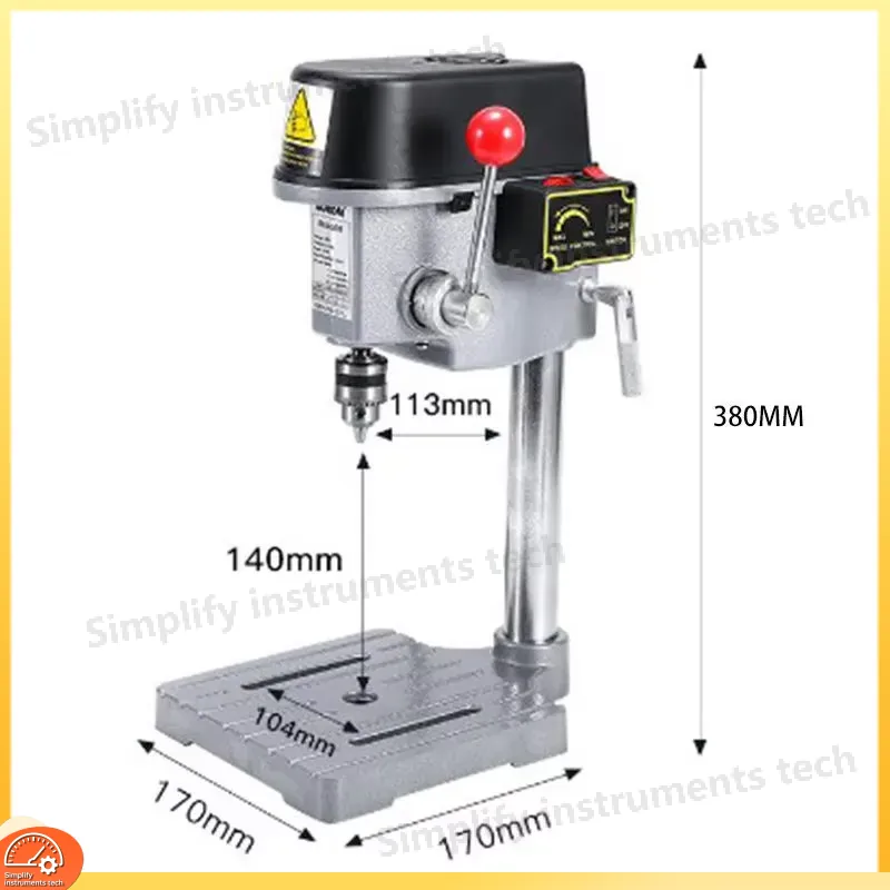 مثقاب طاولة صغير بقوة 340 واط، - مراجعة Mini Bench Drill Press Variable Speed وسعره