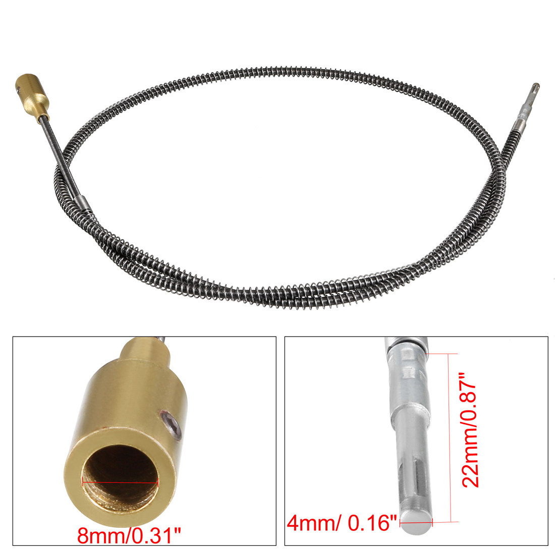 أداة دوارة بعمود مرن ، قلب داخ - مراجعة Flexible Shaft Rotary Tool Extension Chuck وسعره