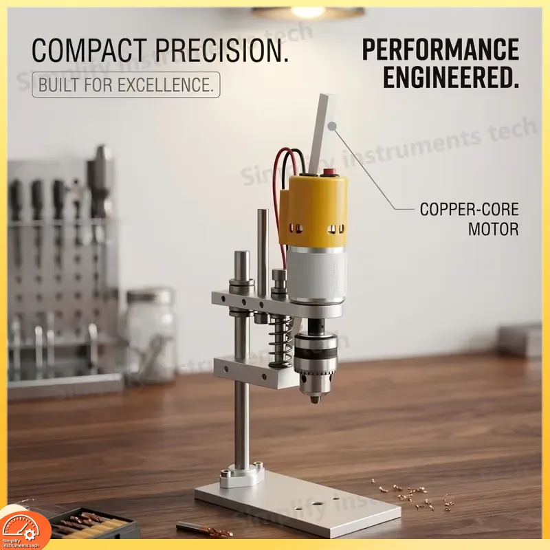 مثقاب طاولة صغير 24 فولت بسرعة - مراجعة Mini Bench Drill Press Variable Speed وسعره