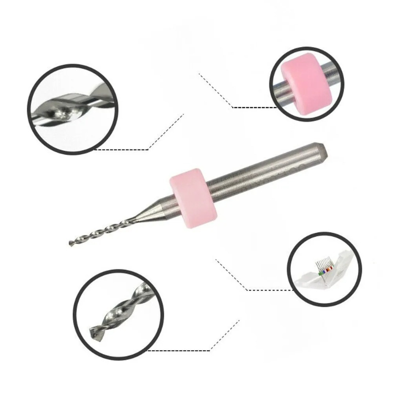 مثاقب لولبية دقيقة من كربيد ال - مراجعة Pcb Micro Carbide Drill Bits 0.3-1.2Mm وسعره