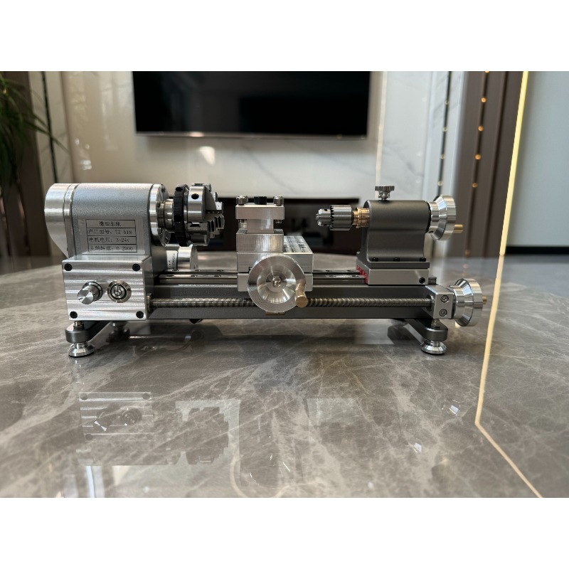مخرطة ساعات صغيرة متعددة الوظا - مراجعة Micro Wood Turning Lathe Beads Machine وسعره