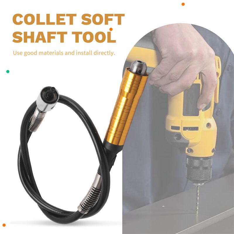 AS94-وصلة مرنة لأنبوب العمود م - مراجعة Flexible Shaft Rotary Tool Extension Chuck وسعره