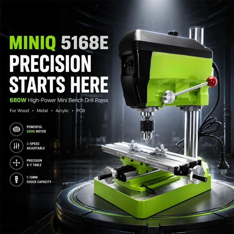 آلة حفر للمجوهرات بقوة 680 واط - مراجعة Mini Milling Machine Table Cross Slide Xy وسعره