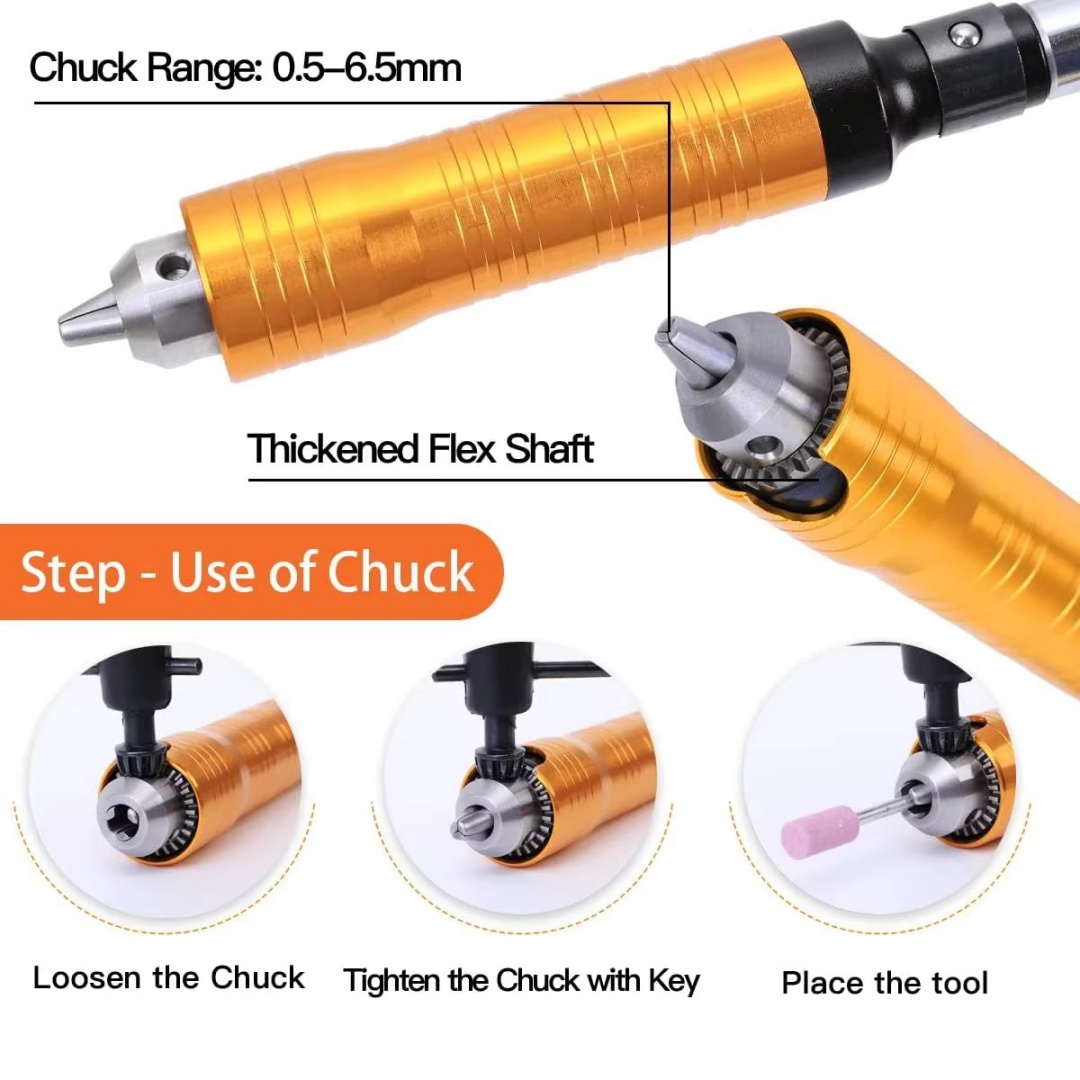 أداة نقش المجوهرات NIUPIKA، جل - مراجعة Flexible Shaft Rotary Tool Extension Chuck وسعره