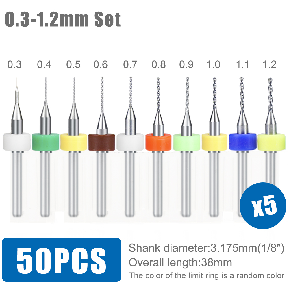 مجموعة رؤوس مثقاب CMCP PCB، 20 - مراجعة Pcb Micro Carbide Drill Bits 0.3-1.2Mm وسعره