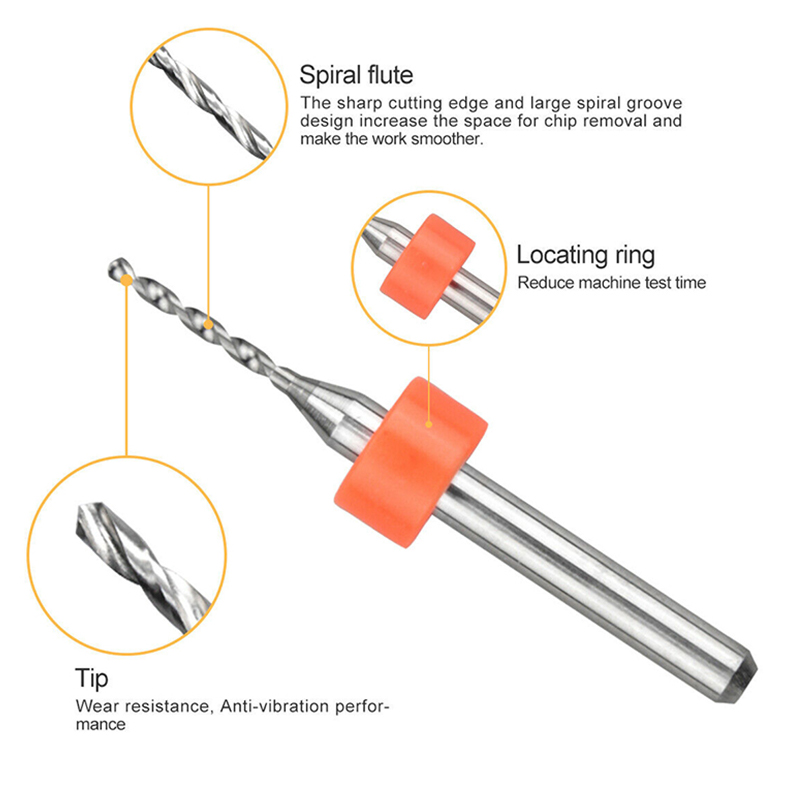مجموعة من 50 قطعة من رؤوس الحف - مراجعة Pcb Micro Carbide Drill Bits 0.3-1.2Mm وسعره