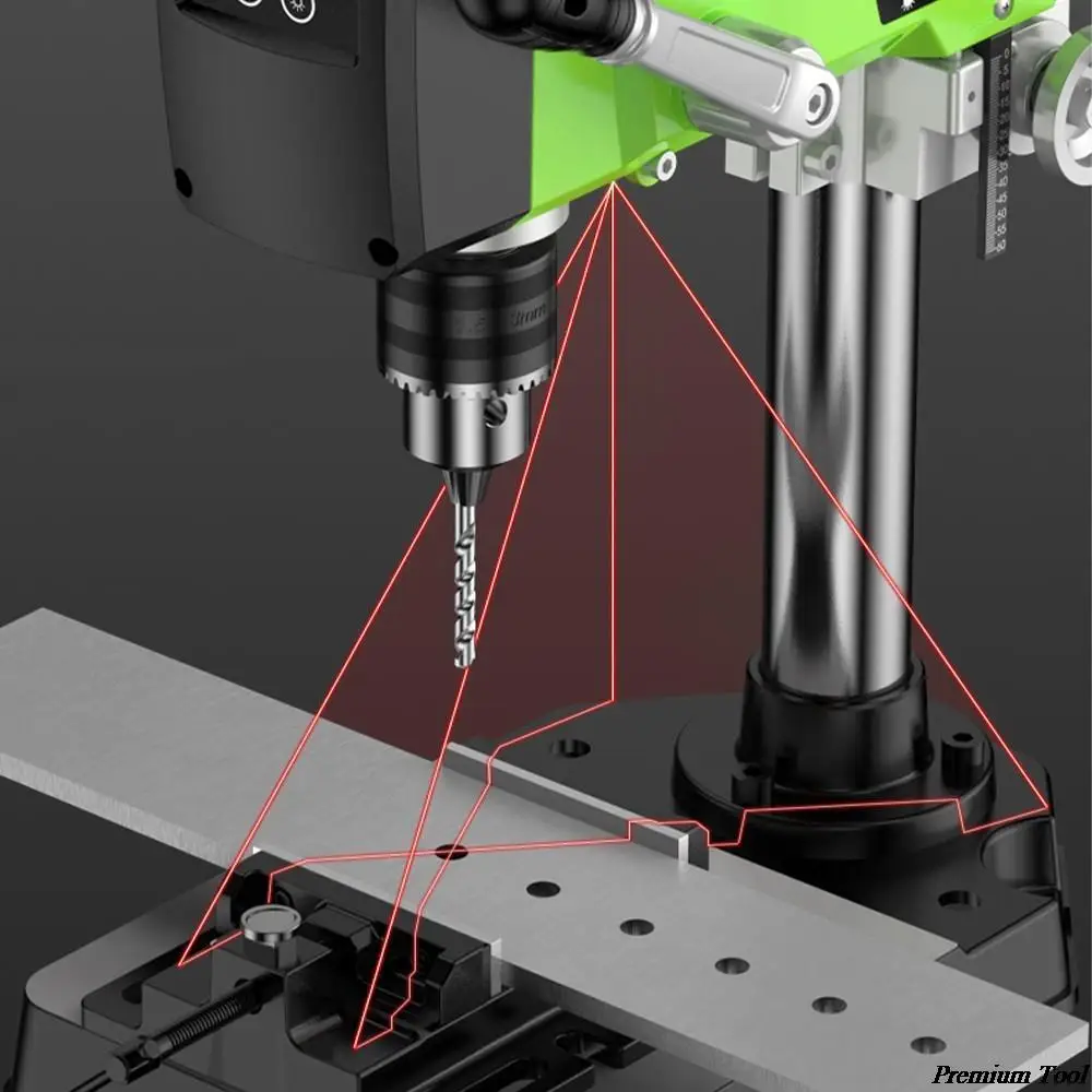 آلة حفر وطحن متعددة السرعات مع - مراجعة Mini Bench Drill Press Variable Speed وسعره