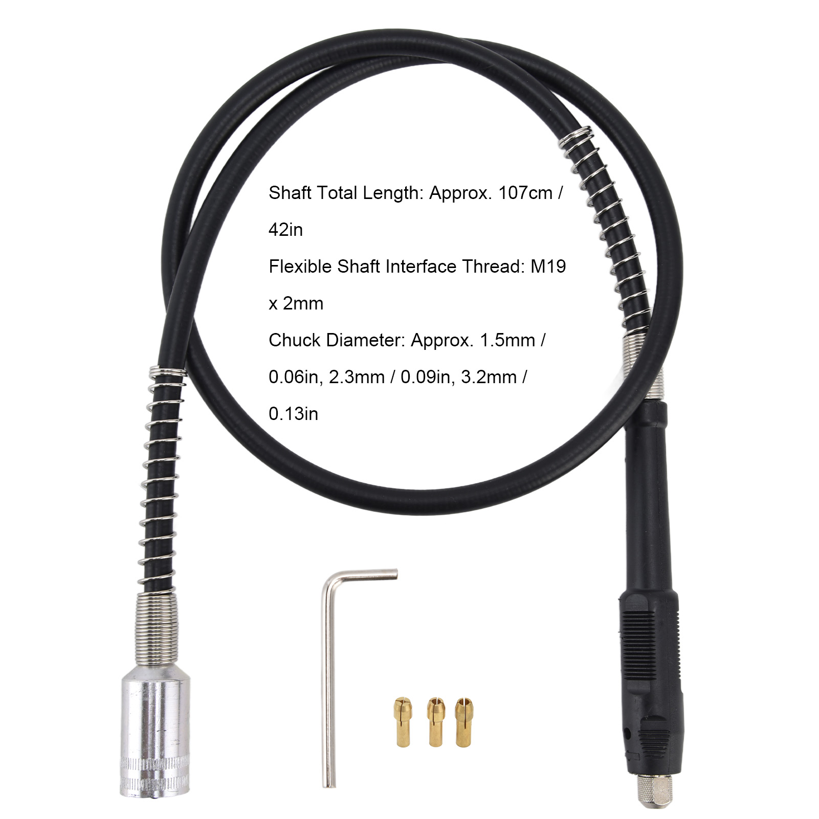 عمود تمديد لمثقاب كهربائي بطول - مراجعة Flexible Shaft Rotary Tool Extension Chuck وسعره