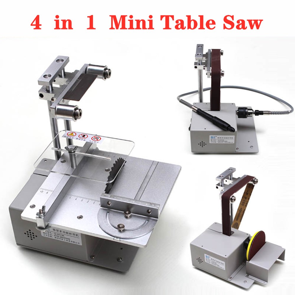 حزام كهربائي ساندر Ponceuse صغ - مراجعة Mini Circular Table Saw Diy Woodworking وسعره