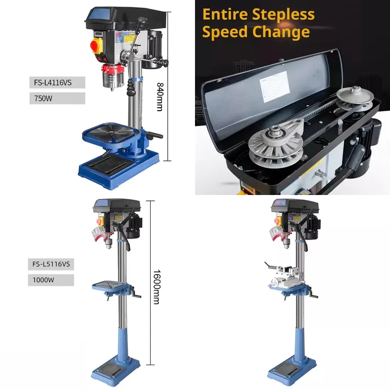 آلة حفر خشب للطاولات بسرعة متغ - مراجعة Mini Bench Drill Press Variable Speed وسعره