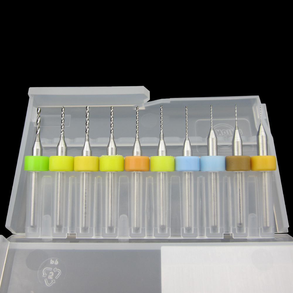 10 قطعة/المجموعة 0.3-1.2 مللي  - مراجعة Pcb Micro Carbide Drill Bits 0.3-1.2Mm وسعره